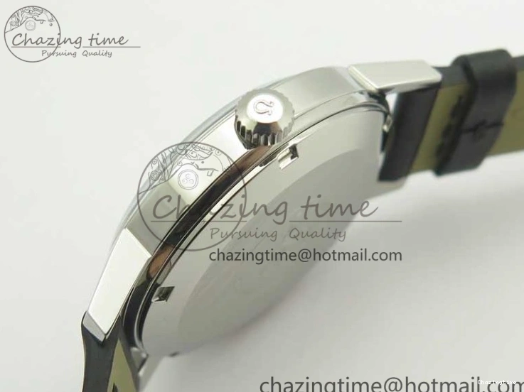 1226 Seamaster 30 1962 date SS TW Best Edition White Dial Silver Markers On Black Leather Strap MIYOTA Fashionable 8021